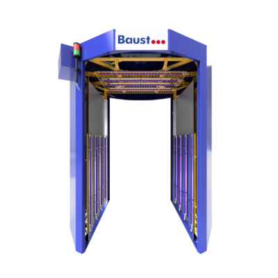 Desinfektionsschleuse-Isoansicht Disinfection sluice iso view