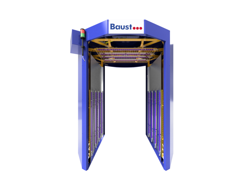 Desinfektionsschleuse-Isoansicht Disinfection sluice iso view