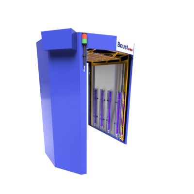 Desinfektionsschleuse-geoeffnete-Tuere Disinfection sluice-open-door