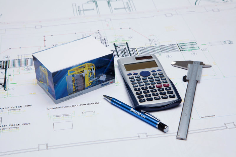 Baust Engineering Konstruktionsprinzipien Anlagentechnik Materialfluss Palettenwechsler Industrieanlagen Logistik Lager