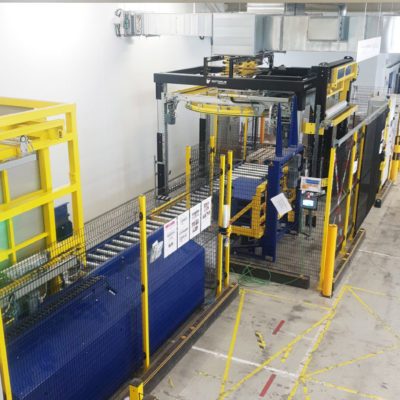 Paletten Wechseln Verpacken Ueberschiebeverfahren 2