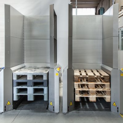 Palettenmagazin Logistik Paletten Lagermanagement Foerdertechnik Baust Materialflusssysteme