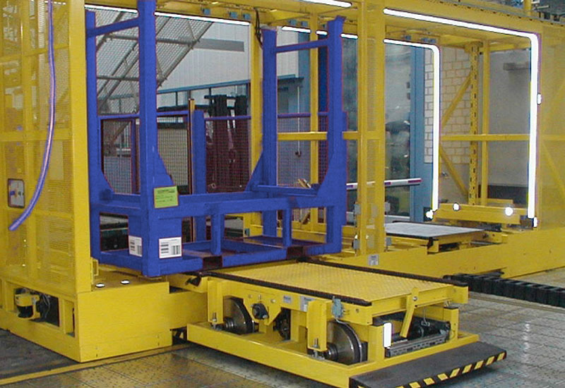 Verfahrwagen Logistik Systeme Verteilwagen Logistikmanagement Lagermanagement Materialflusssysteme Baust